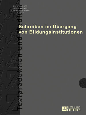 cover image of Schreiben im Übergang von Bildungsinstitutionen
